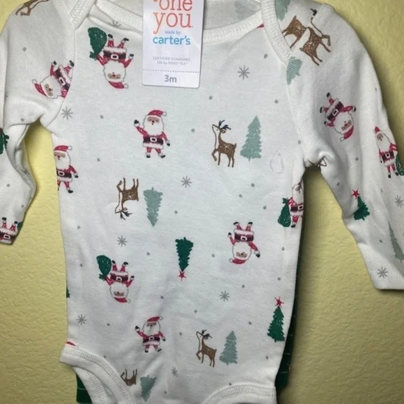 BABY‎ carter’s just one you bodysuit santa’s favorite - Picture 5 of 6